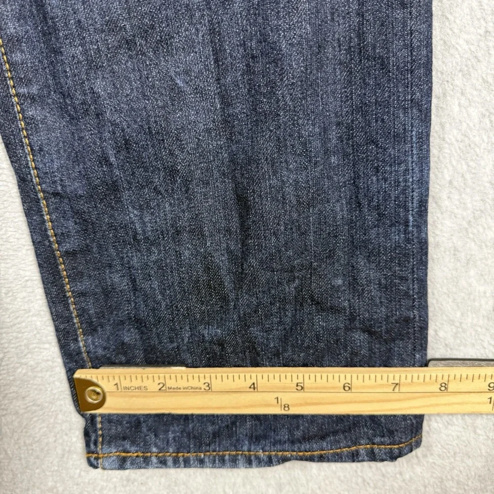Red Monkey Company RMC Martin Ksohoh Mens Jeans 31x34 Dark Wash Indigo Embroider